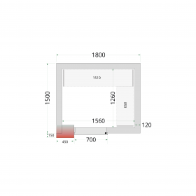 Chambre froide négative