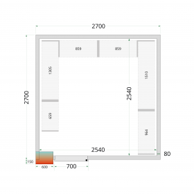 Rayonnage pour CF  CRPF2727