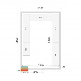 Chambre froide POSITIVE  W...