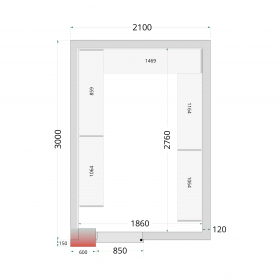 Chambre froide négative