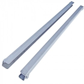 PAIRE DE GLISSIERES EN U L-560 MM POUR 
