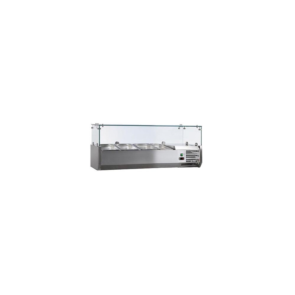 VITRINE A INGREDIENTS INOX, +2/+8°C, AVEC VITRINE A INGREDIENTS INOX, +2/+8°C, AVEC