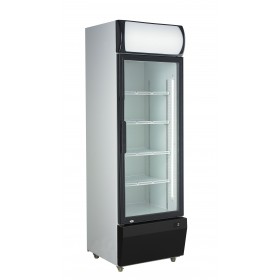 VITRINE A BOISSONS, +1/+10°C, 1 P. BATTANTE 