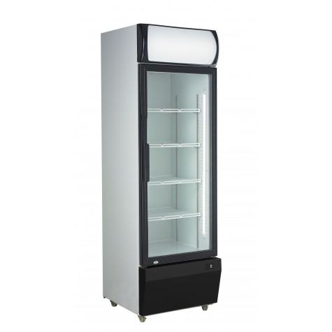 VITRINE A BOISSONS, +1/+10°C, 1 P. BATTANTE 