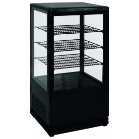 VITRINE REFRIGEREE NOIRE 68 LITRES 0°C/+12°C 