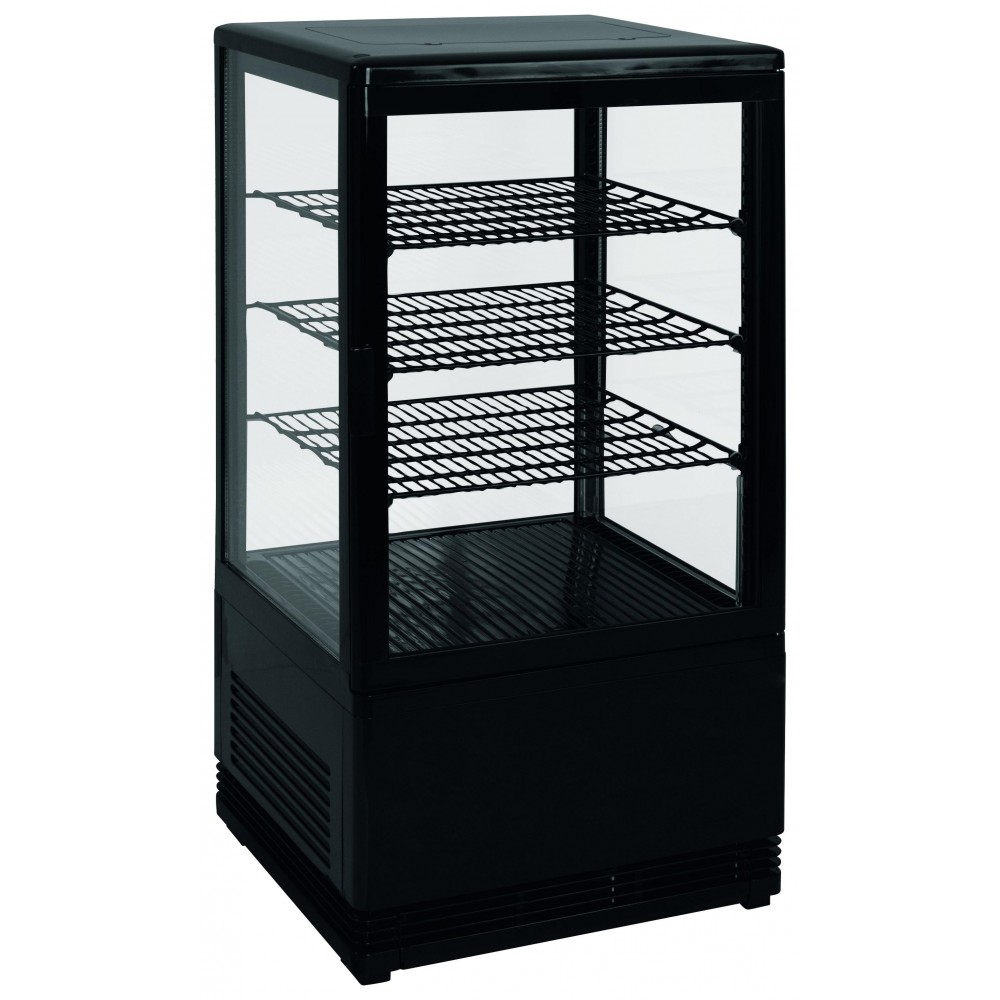 VITRINE REFRIGEREE NOIRE 68 LITRES 0°C/+12°C VITRINE REFRIGEREE NOIRE 68 LITRES 0°C/+12°C