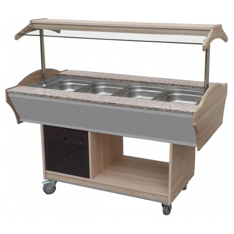 BUFFET REFRIGERE CENTRAL, FROID STATIQUE 