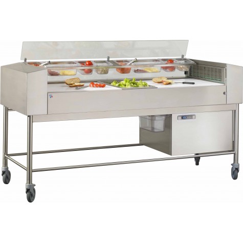 TABLE DE PREPARATION FROIDE A FLUX LAMINAIRE 