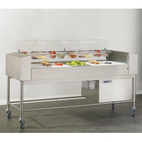 TABLE DE PREPARATION FROIDE A FLUX LAMINAIRE 