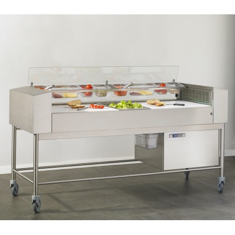 TABLE DE PREPARATION FROIDE A FLUX LAMINAIRE 