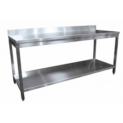 Tables inox professionnelles : préparation, découpe